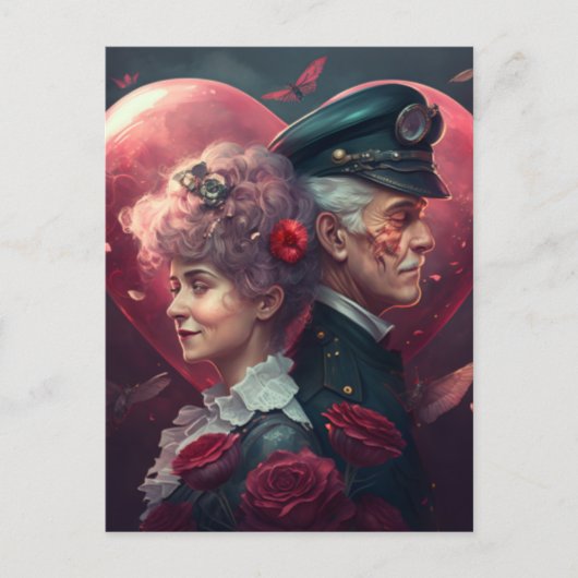 私のバレンタイン ポストカード (正面)