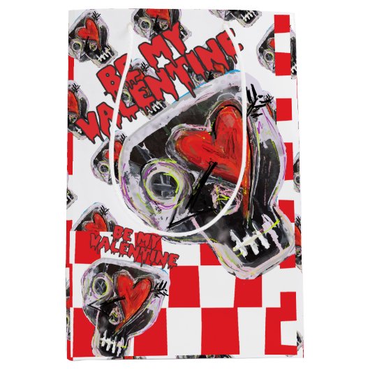 私のバレンタイン ミディアムペーパーバッグ (正面)