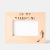 私のバレンタイン レーザー彫刻フレーム (正面)