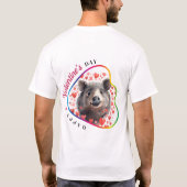 私のバレンタイン？ – ロマンチックな楽園 Tシャツ (裏面)