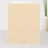 私のバレンタイン ヴィンテージ グリーティング カード (裏面)