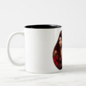 私のバレンタイン？ – 入札キス ツートーンマグカップ (左)