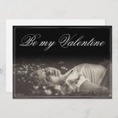 私のバレンタイン – 嘘をつく若い女性 (正面/裏面)