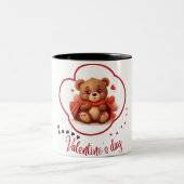 私のバレンタイン？ – 心温まる交響曲 ツートーンマグカップ (中央)