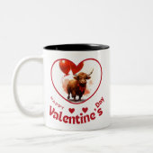 私のバレンタイン？ – 愛情を込めて統一された ツートーンマグカップ (左)