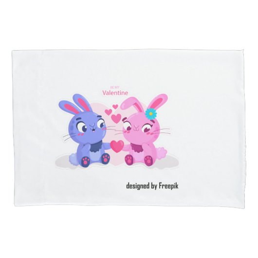 私のバレンタイン 枕カバー (正面)