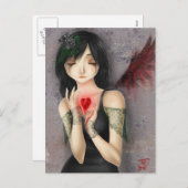 私のバレンタイン-郵便はがき--があって下さい シーズンポストカード (正面/裏面)