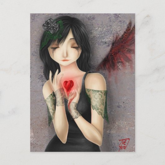 私のバレンタイン-郵便はがき--があって下さい シーズンポストカード (正面)