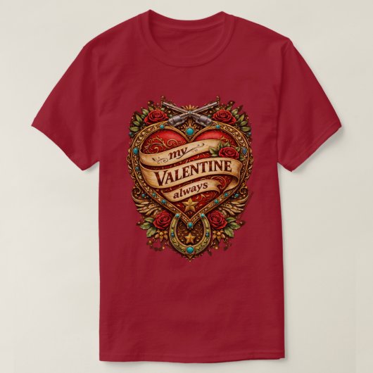 私のバレンタイン Tシャツ (デザイン正面)