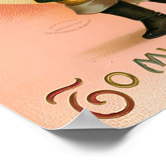 私のバレンタビクトリアンンヴィンテージの日へ ポスター (角)