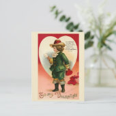 私のバレンタビクトリアンンヴィンテージの日へ ポストカード (スタンド正面)