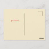 私のバレンタビクトリアンンヴィンテージの日へ ポストカード (裏面)