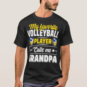 私のバレーボールお気に入りの選手は私をグランドパカットと呼ぶ Tシャツ