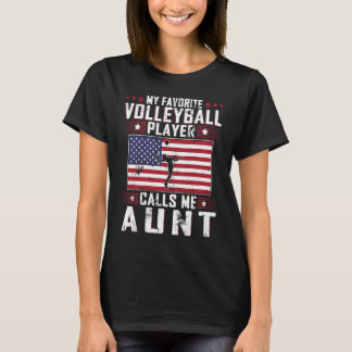私のバレーボールお気に入りの選手は私を母叔母と呼ぶ Tシャツ