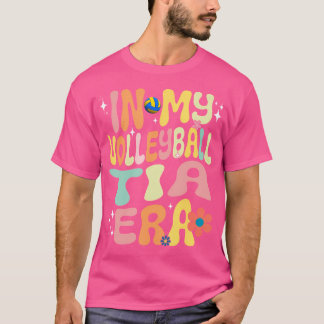 私のバレーボールでグルービーTia時代バレーボール愛好家 Tシャツ