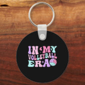 私のバレーボール時代でバレーボール愛好家コーチ選手 キーホルダー (正面)