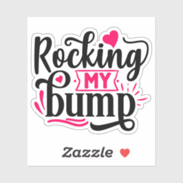 私のバンプを揺おもしろい動 シール