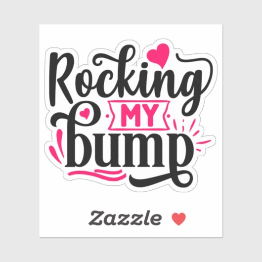 私のバンプを揺おもしろい動 シール (シート)