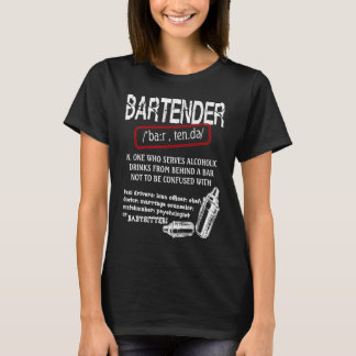 私のバーテンダーTのバーテンダー名詞T Tシャツ