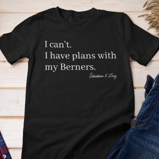 私のバーナー犬ママのためのカスタムかわいい計画 トライブレンドTシャツ
