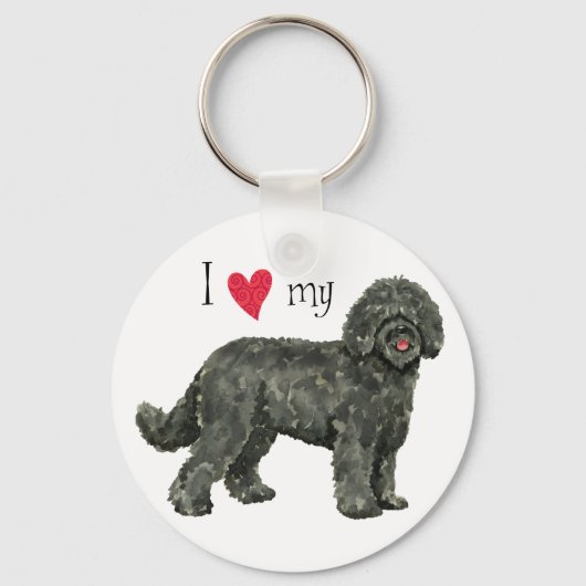 私のバーベットが大好き キーホルダー (正面)