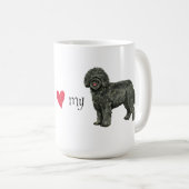 私のバーベットが大好き コーヒーマグカップ (正面右)