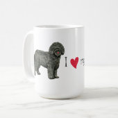 私のバーベットが大好き コーヒーマグカップ (正面左)