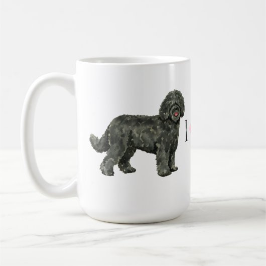 私のバーベットが大好き コーヒーマグカップ (左)
