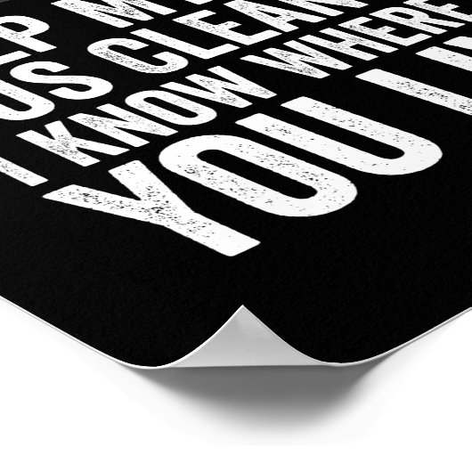 私のバ保スはキミの住んでいる場所を知っている ポスター (角)