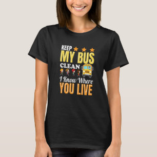 私のバ保スクリーン私はあなたが学生Bの住んでいる場所を知っている Tシャツ