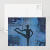 私のバ保ランスヨガガール ポストカード (正面/裏面)