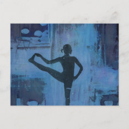 私のバ保ランスヨガガール ポストカード