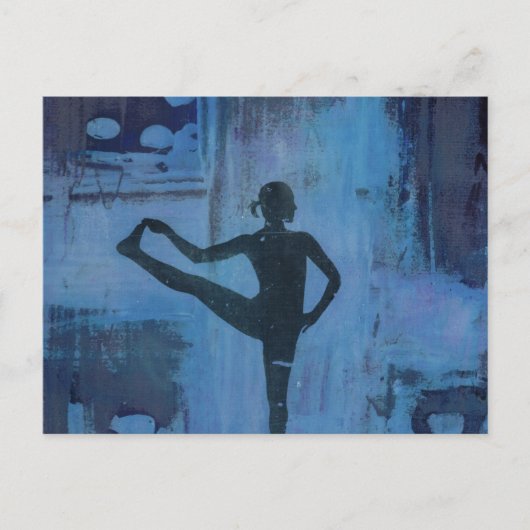 私のバ保ランスヨガガール ポストカード (正面)