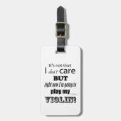 私のバ気にイオリン ラゲッジタグ (正面縦)