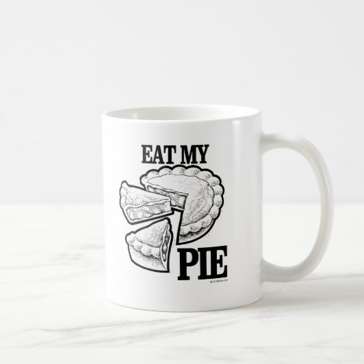 私のパイを食べてください コーヒーマグカップ (右)