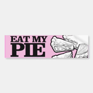 私のパイを食べてね -.png バンパーステッカー