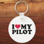 私のパイロット キーホルダー (正面)