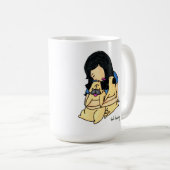 私のパグを愛して下さい コーヒーマグカップ (正面右)