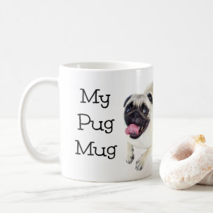 私のパグマグかわいい犬のマグ コーヒーマグカップ