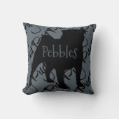 私のパグ枕を愛する クッション (正面)