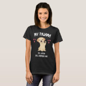 私のパジャマ - 綿10%、ラブラドール・ヘア90% Tシャツ (正面フル)