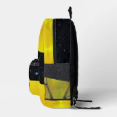 私のパックの子犬 プリントバックパック (右)