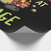 私のパッケージを見ストップつめたムースのクリスマスプレゼント ラッピングペーパー (角)