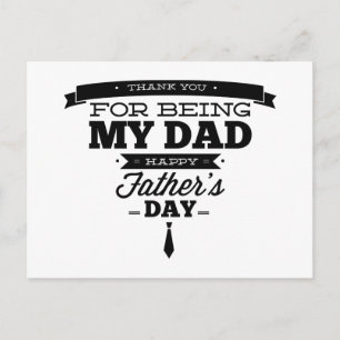 私のパパありがとう – Happy Father's Day ポストカード