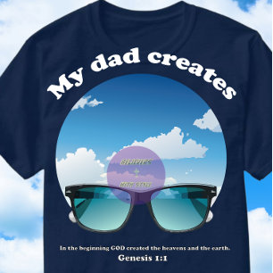 私のパパが作成 – Christian Tシャツ