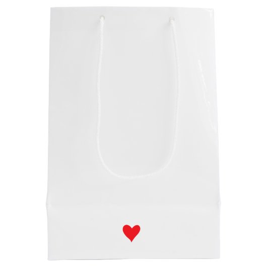 私のパパとして幸せな1歳の誕生日のカスタム写真 ミディアムペーパーバッグ (裏面)