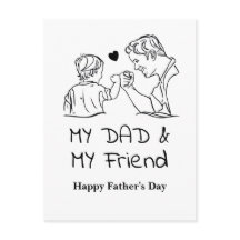 私のパパと私の友人I幸せな父の日