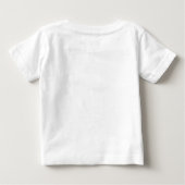 私のパパによってが落下傘兵である平静を保って下さい ベビーTシャツ (裏面)