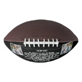 私のパパに私はあなたを愛カスタムする4 Photo Collage アメリカンフットボール (正面)