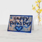 私のパパのために カード (黄色い花)